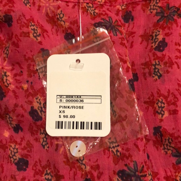 NEVER WORN Free People Pink/Rose top!! - Picture 4 of 4